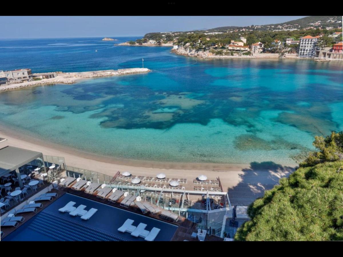 Appartamento T2 Aigues Marines 2 étoiles Bandol Esterno foto